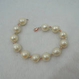 Baroque Freshwater Pearl Bracelet, 100% Natural AAAA Quality