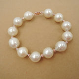 Baroque Freshwater Pearl Bracelet, 100% Natural AAAA Quality