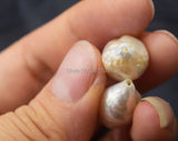 Freshwater Pearl Reborn Keshi Drop Beads for DIY Jewelry