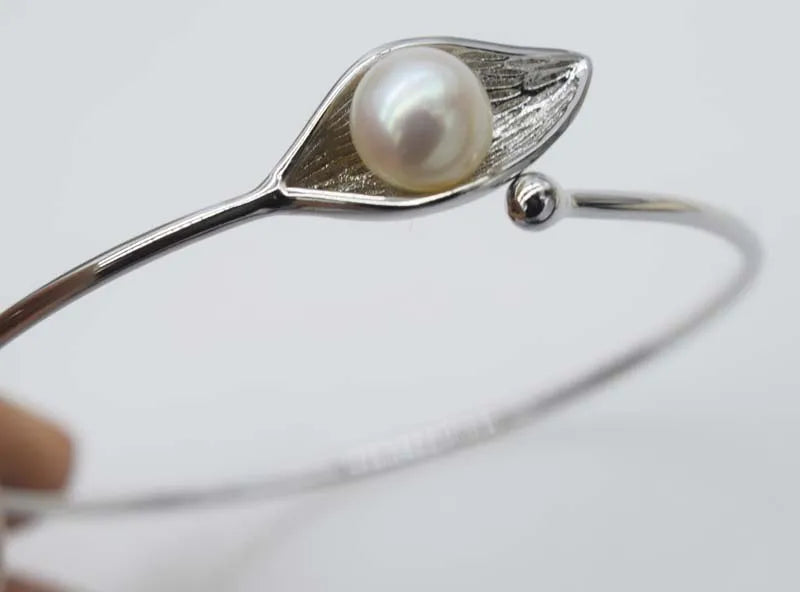 9-10mm Coin Freshwater Pearl Bracelet