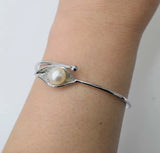 9-10mm Coin Freshwater Pearl Bracelet