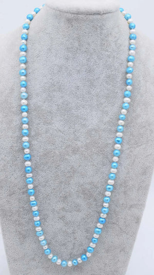 Freshwater Pearl Necklace 27 Inch Natural Woman Jewelry