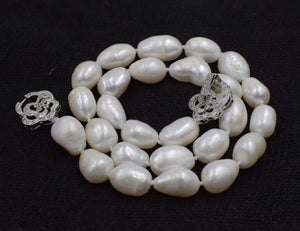 Baroque Freshwater Pearl Necklace 10-11mm 18 inch