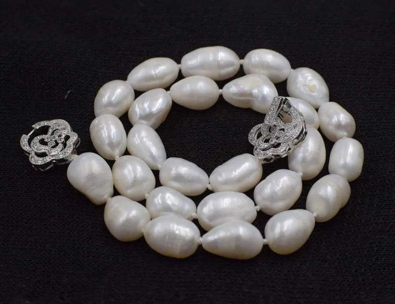 Baroque Freshwater Pearl Necklace 10-11mm 18 inch