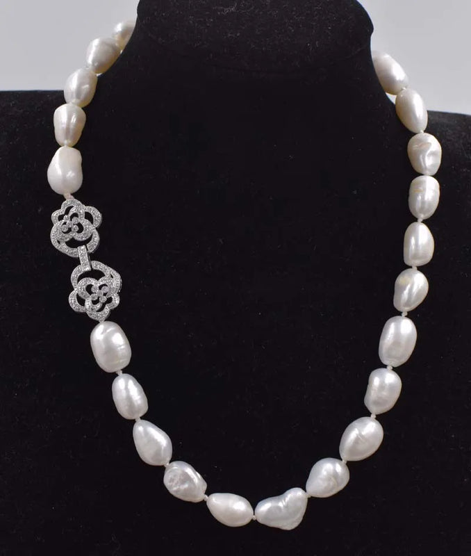 Baroque Freshwater Pearl Necklace 18inch 10-13mm Beads