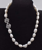 Baroque Freshwater Pearl Necklace 18inch 10-13mm Beads