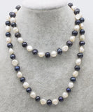 Baroque & Near Round Freshwater Pearl Necklace 30 Inch