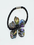 Freshwater Pearl Shell Flower Bracelet 8 inch Handcrafted
