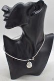 Freshwater Pearl Flat Baroque Keshi +Chain 25mm Beads