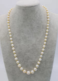 Freshwater Pearl 5-11mm Necklace 22inch Round Beads