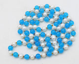Freshwater Pearl 7-8mm Long Necklace 34 Inch Nature Beads