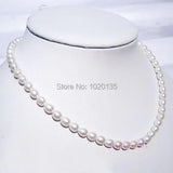 Freshwater Pearl Rice Chocker Necklace 16" Nature