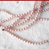 Freshwater Pearl Rice Chocker Necklace 16" Nature