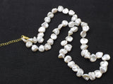 Baroque Freshwater Pearl Necklace 17 inch Natural Beads