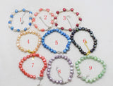 Baroque Freshwater Pearl Bracelet 7.5in Handcrafted