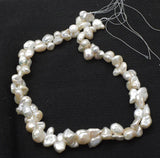 Freshwater Pearl Unique Shape 12*18mm Beads Loose Beads 15inch