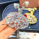 Freshwater Pearl Yellow 9-10mm Coin Dancer Girl Brooch Beads