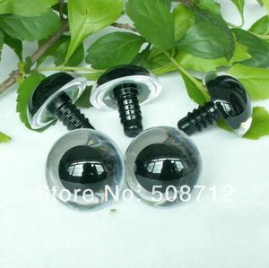 24mm Clear Safety Eyes / Plastic Eyes, 25 pairs