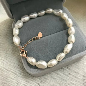 Freshwater Pearl Baroque Bracelet 7.5inch