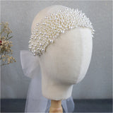 Pearl Lace Headband Wedding Hair Ornament Accessories