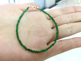 Garnet/Labradorite/Spinel/Quartz/Lapis 2mm Bracelet 7.5"