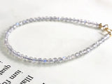 Garnet/Labradorite/Spinel/Quartz/Lapis 2mm Bracelet 7.5"