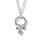 925 Silver Cinder Princess Punkim Dangle Charm Necklace with O Pendant 60cm