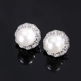 Elegant Beizhu Diamond Ring Pendant Ear Stud Set