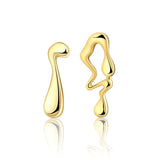 Personalized Water Drop S925 Silver Earrings
