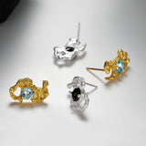 French Style Celi Small S925 Sterling Silver Diamond