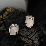 Personalized Agate Earrings, S925 Sterling Silver