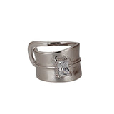 E5104 Version Real Jewels and Niche S925 Silver Square Drill Clip for Women