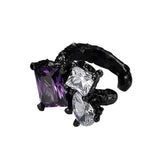 925 Sterling Silver Flash Inset Earrings for Women
