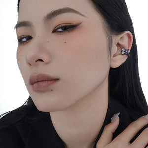 925 Sterling Silver Flash Inset Earrings for Women