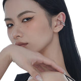 S925 Sterling Silver Irregular Bumpy Feel Clip