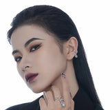 French Style S925 Silver Branch Ear Cuff