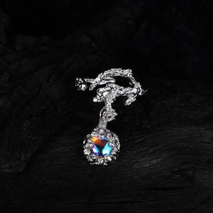 French Style S925 Silver Branch Ear Cuff