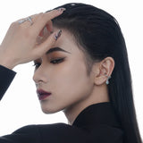 French Style S925 Silver Branch Ear Cuff