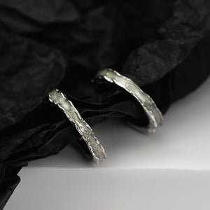 INS Mint Green Small Sense S925 Sterling Silver Thin bone Clip