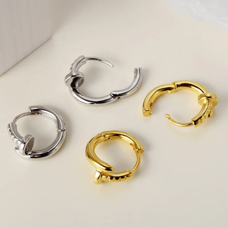 E6017 Silver Buckle Female Ins Nail