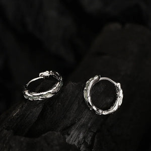 Mint Green Drop Glue Girl Earrings - S925 Sterling Silver