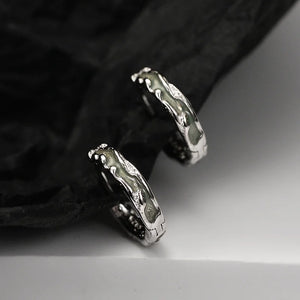 Mint Green Drop Glue Girl Earrings - S925 Sterling Silver