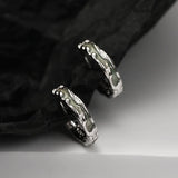 Mint Green Drop Glue Girl Earrings - S925 Sterling Silver