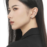 Mint Green Drop Glue Girl Earrings - S925 Sterling Silver