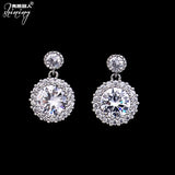 Zircon Micro Set Water Drop Earrings, Women's Jewelry