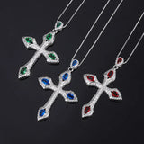 High end Micro set Emerald Necklace