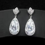 Personalized Zircon Water Drop Diamond Earrings