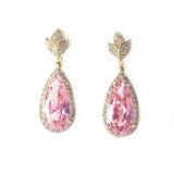 Personalized Zircon Water Drop Diamond Earrings