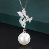 Beizhu Butterfly Diamond Set 14k Gold Plated Elegant Jewelry