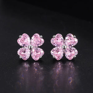 Korean Four Leaf Clover Earrings
